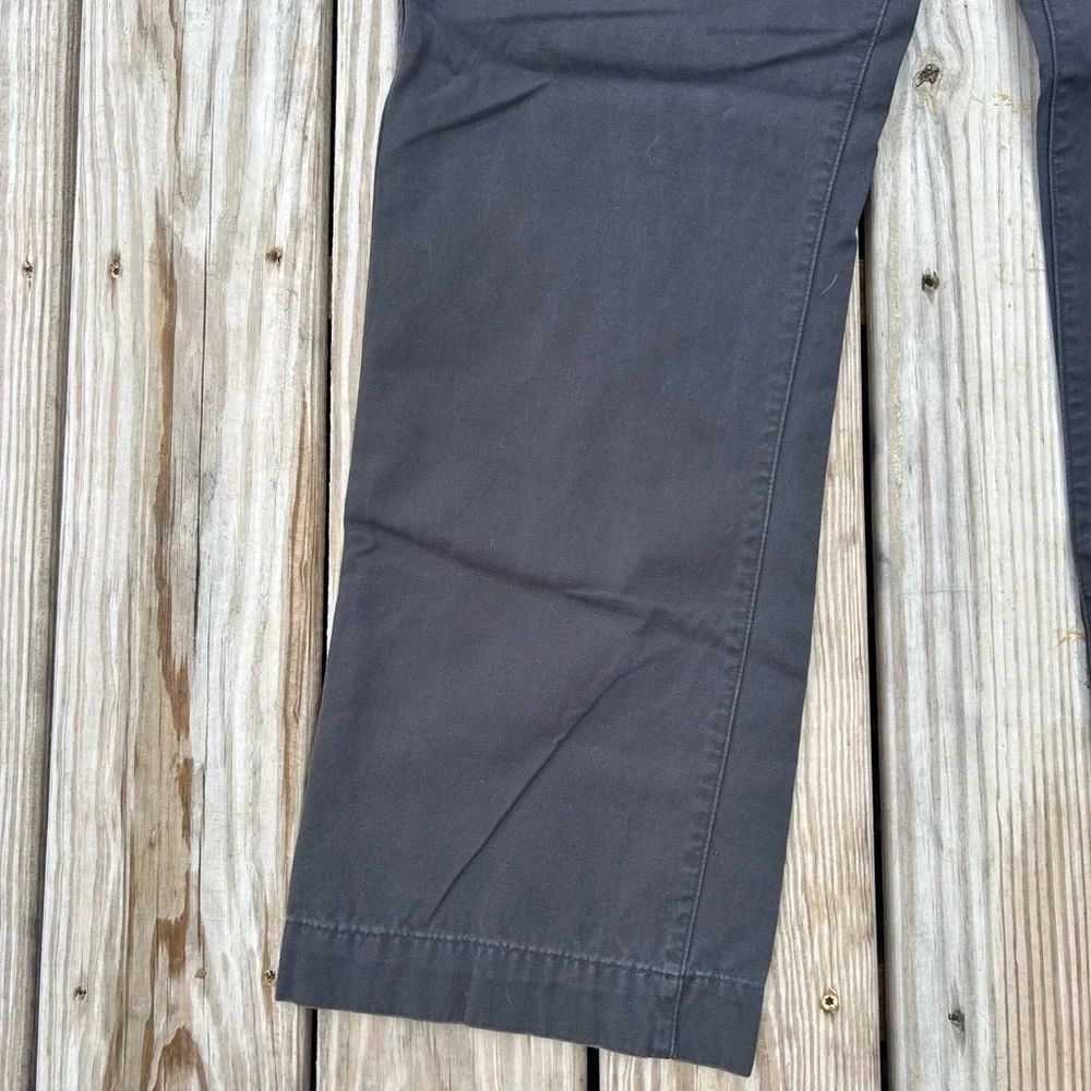 Y2K GAP Khakis The Original‎ Khaki Mens 36W 34L Gray Flat Front  Cotton Pants